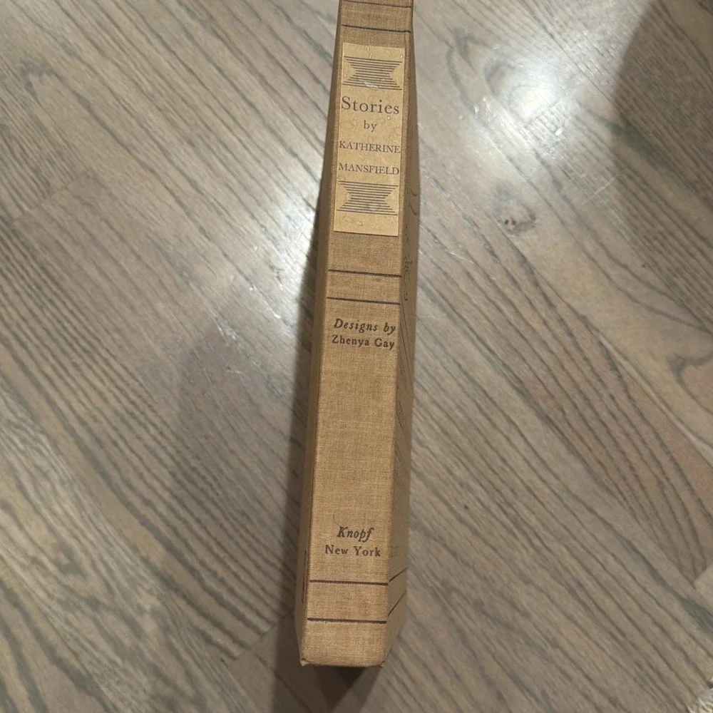 1934 - Stories By Katherine Mansfield -‎ Selected By J. Middleton Murray - Rare